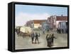 1889 Published in the Newspaper 'Frank Leslie's' 1889, Purcell, Oklahoma, Usa-Prisma Archivo-Framed Stretched Canvas