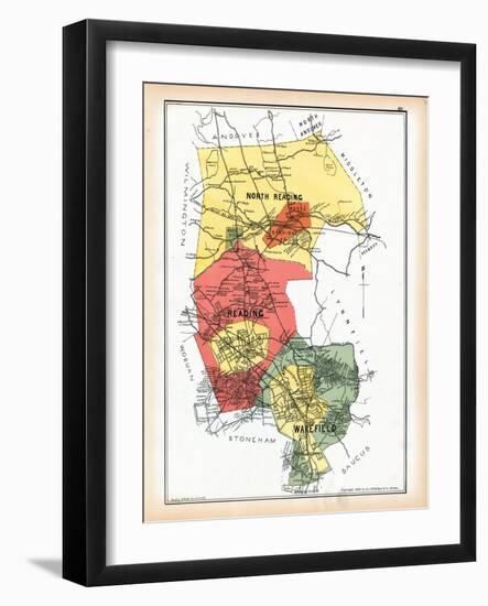 1889, Reading, Wakefield, Massachusetts, United States-null-Framed Giclee Print