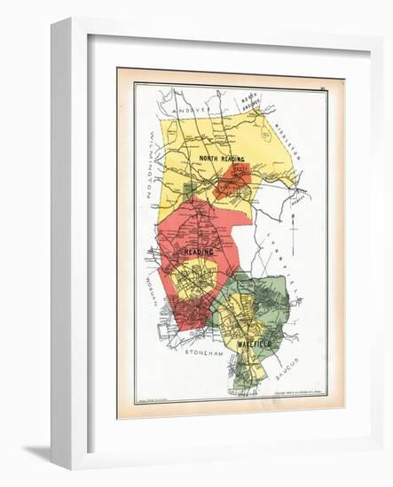 1889, Reading, Wakefield, Massachusetts, United States-null-Framed Giclee Print