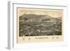 1889, Williamstown Bird's Eye View, Massachusetts, United States-null-Framed Giclee Print