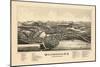 1889, Wolfeborough Bird's Eye View, New Hampshire, United States-null-Mounted Premium Giclee Print