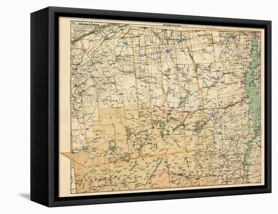 1890, Adirondack Region - Northern, New York, United States-null-Framed Stretched Canvas