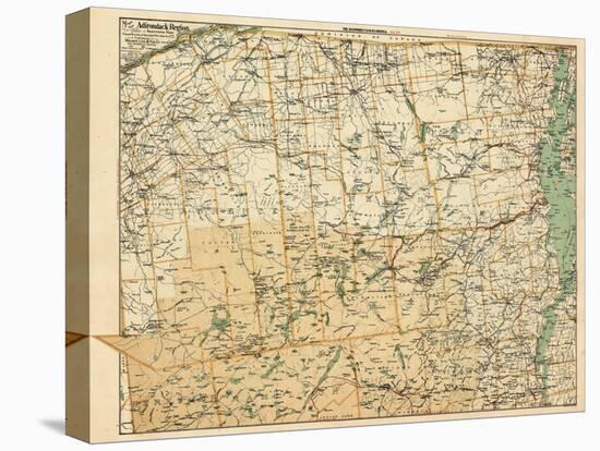 1890, Adirondack Region - Northern, New York, United States-null-Stretched Canvas