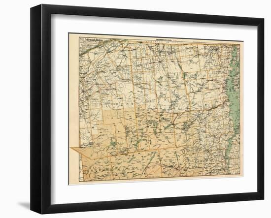 1890, Adirondack Region - Northern, New York, United States-null-Framed Giclee Print