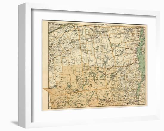 1890, Adirondack Region - Northern, New York, United States-null-Framed Giclee Print