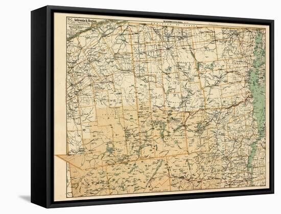 1890, Adirondack Region - Northern, New York, United States-null-Framed Stretched Canvas