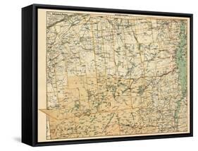 1890, Adirondack Region - Northern, New York, United States-null-Framed Stretched Canvas