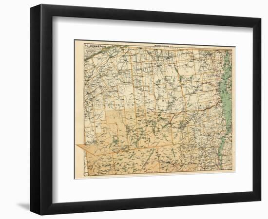 1890, Adirondack Region - Northern, New York, United States-null-Framed Premium Giclee Print