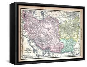 1890, Afganistan, Iran, Iraq, Asia, Persia, Afghanistan and Baluchistan-null-Framed Stretched Canvas