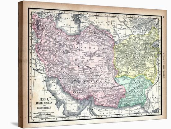 1890, Afganistan, Iran, Iraq, Asia, Persia, Afghanistan and Baluchistan-null-Stretched Canvas