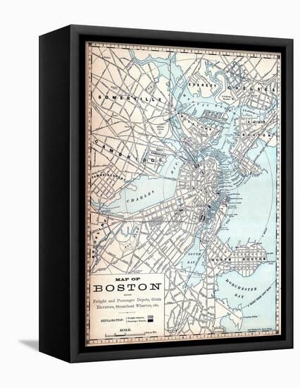 1890, Boston, Massachusetts-null-Framed Stretched Canvas