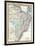 1890, Brazil, Guyana, Paraguay, South America, Brazil, Paraguay and Guayana-null-Framed Giclee Print