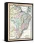 1890, Brazil, Guyana, Paraguay, South America, Brazil, Paraguay and Guayana-null-Framed Stretched Canvas