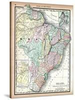 1890, Brazil, Guyana, Paraguay, South America, Brazil, Paraguay and Guayana-null-Stretched Canvas