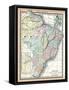 1890, Brazil, Guyana, Paraguay, South America, Brazil, Paraguay and Guayana-null-Framed Stretched Canvas