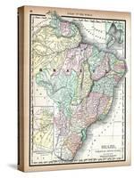 1890, Brazil, Guyana, Paraguay, South America, Brazil, Paraguay and Guayana-null-Stretched Canvas