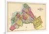 1890, Brooklyn City Map, New York, United States-null-Framed Giclee Print