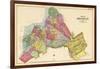 1890, Brooklyn City Map, New York, United States-null-Framed Giclee Print