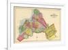 1890, Brooklyn City Map, New York, United States-null-Framed Giclee Print