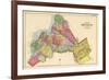 1890, Brooklyn City Map, New York, United States-null-Framed Giclee Print