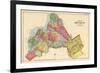 1890, Brooklyn City Map, New York, United States-null-Framed Giclee Print