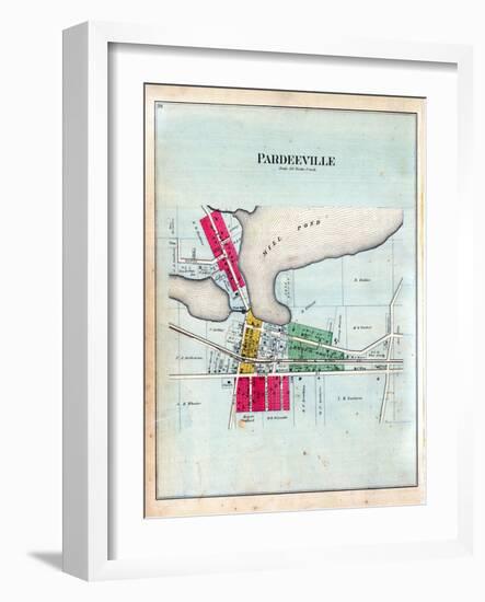 1890, Pardeeville, Wisconsin, United States-null-Framed Giclee Print