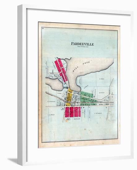 1890, Pardeeville, Wisconsin, United States-null-Framed Giclee Print