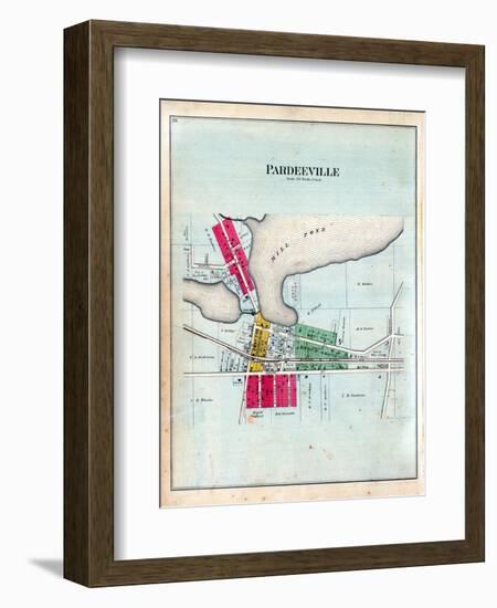 1890, Pardeeville, Wisconsin, United States-null-Framed Giclee Print