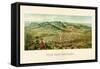 1890, Pikes Peak Panoramic View, Colorado, United States-null-Framed Stretched Canvas