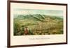 1890, Pikes Peak Panoramic View, Colorado, United States-null-Framed Giclee Print