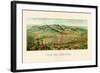 1890, Pikes Peak Panoramic View, Colorado, United States-null-Framed Giclee Print