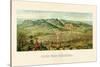 1890, Pikes Peak Panoramic View, Colorado, United States-null-Stretched Canvas