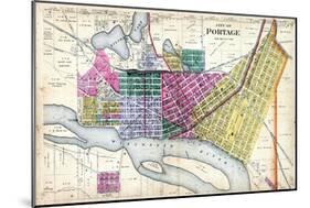 1890, Portage City, Wisconsin, United States-null-Mounted Giclee Print