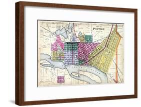 1890, Portage City, Wisconsin, United States-null-Framed Giclee Print