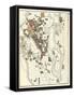 1890, Seattle City and Environs Map, Washington, United States-null-Framed Stretched Canvas