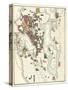 1890, Seattle City and Environs Map, Washington, United States-null-Stretched Canvas
