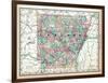 1890, United States, Arkansas, North America, Arkansas-null-Framed Giclee Print