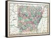 1890, United States, Arkansas, North America, Arkansas-null-Framed Stretched Canvas