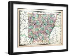 1890, United States, Arkansas, North America, Arkansas-null-Framed Giclee Print