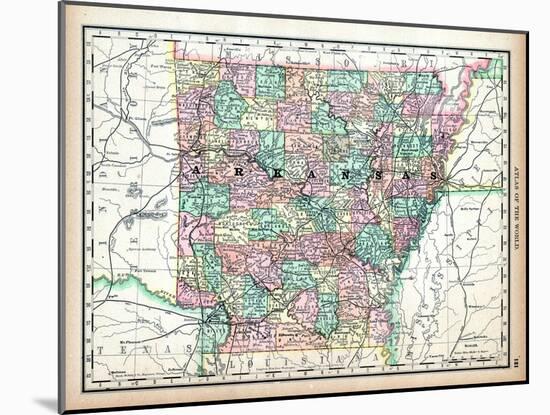 1890, United States, Arkansas, North America, Arkansas-null-Mounted Giclee Print