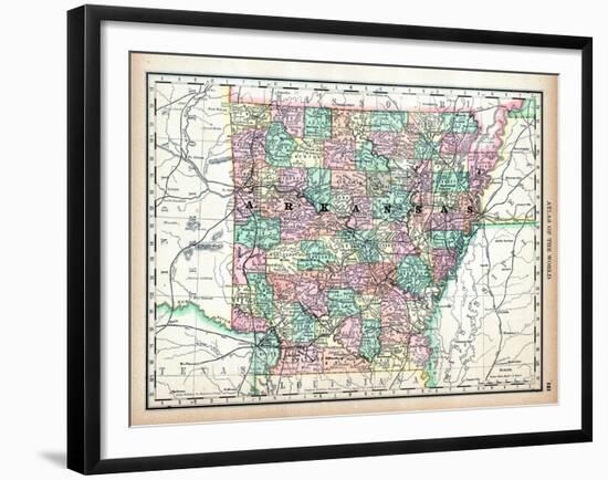 1890, United States, Arkansas, North America, Arkansas-null-Framed Giclee Print