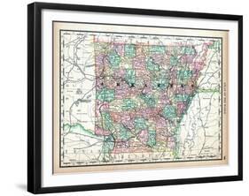 1890, United States, Arkansas, North America, Arkansas-null-Framed Giclee Print