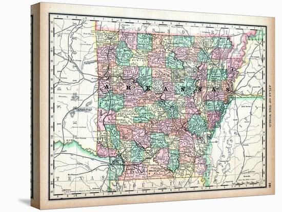 1890, United States, Arkansas, North America, Arkansas-null-Stretched Canvas