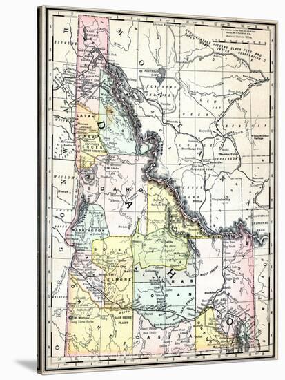 1890, United States, Idaho, North America, Idaho-null-Stretched Canvas