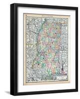 1890, United States, Mississippi, North America, Mississippi-null-Framed Giclee Print