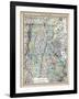 1890, United States, New Hampshire, Vermont, North America, New Hampshire, Vermont-null-Framed Giclee Print