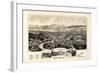 1890, Vergennes 1890c Bird's Eye View, Vermont, United States-null-Framed Giclee Print