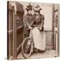 1890S Cycling Ladies-null-Stretched Canvas