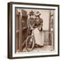 1890S Cycling Ladies-null-Framed Photographic Print