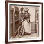 1890S Cycling Ladies-null-Framed Photographic Print